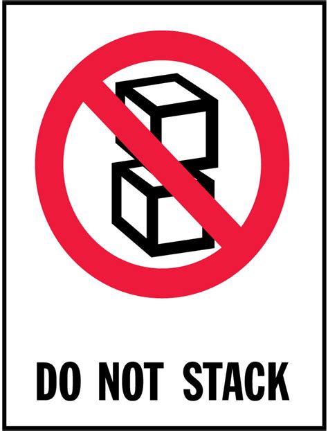 What does not stackable mean?